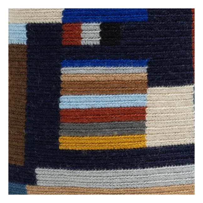 Sac Crossbody Macramé Medium Balance | Bleu foncé