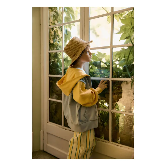 Sudadera de algodón orgánico con capucha | Verde