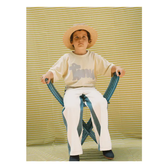 T-shirt Tiny Chien Coton Bio | Jaune pâle