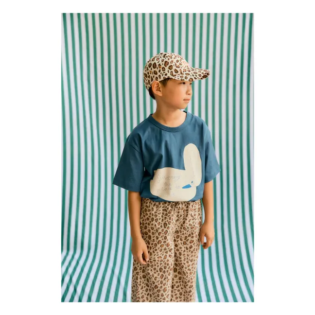 T-shirt Cygne Coton Bio | Bleu marine