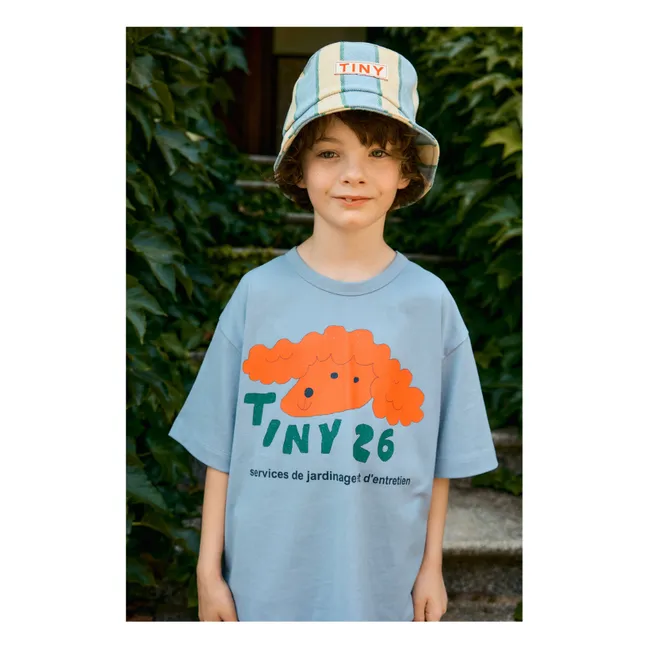 Tiny 26 Organic cotton T-shirt | Grey blue