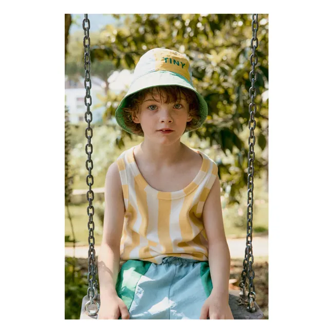 Colorblock hat | Yellow