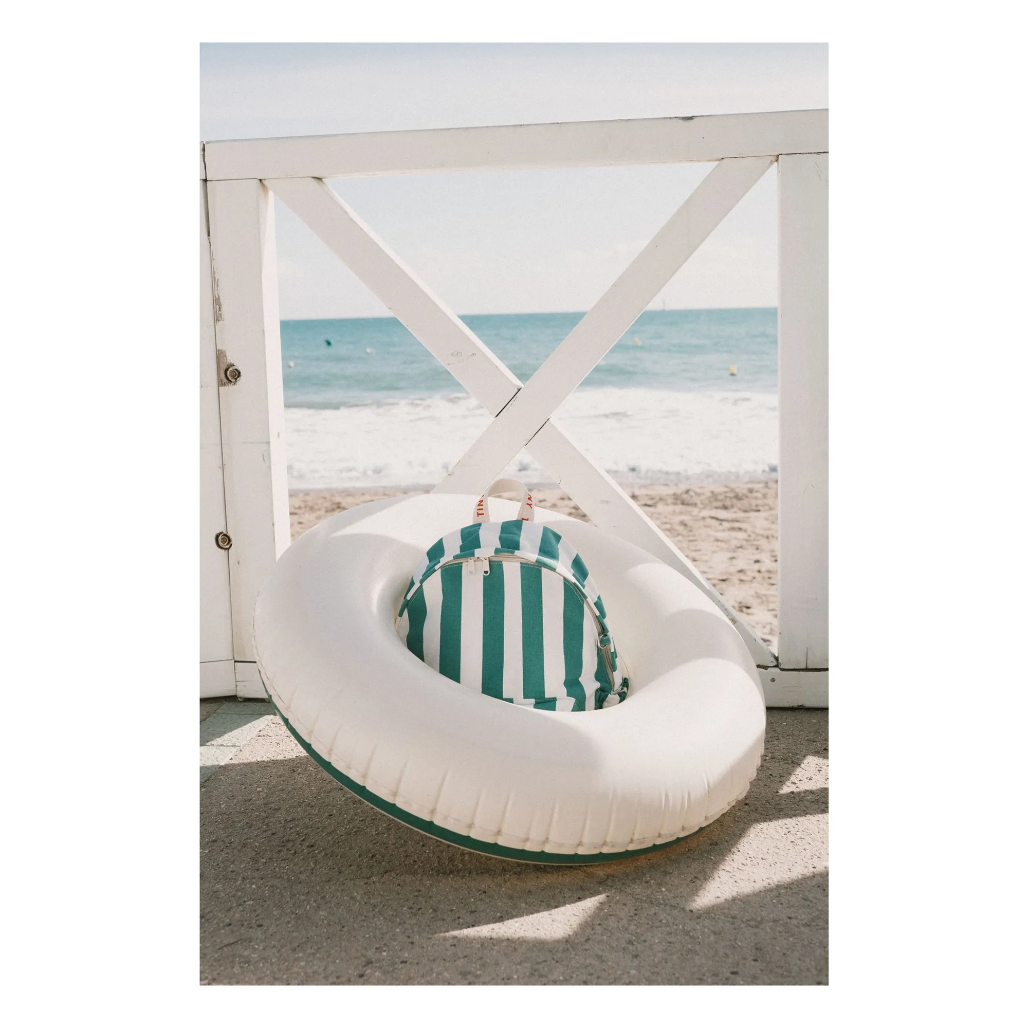 Sac à Dos Rayé | Vert- Image produit n°2