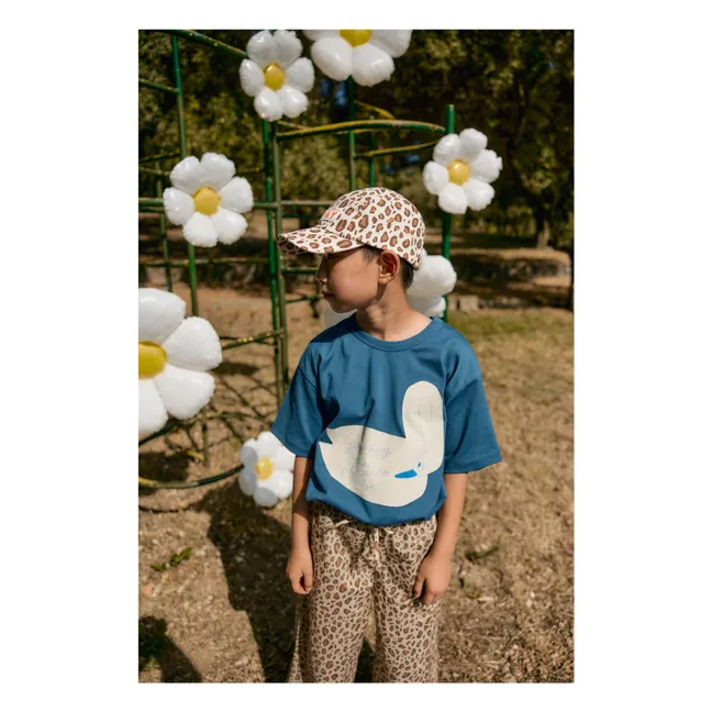 Gorra de leopardo | Blanco