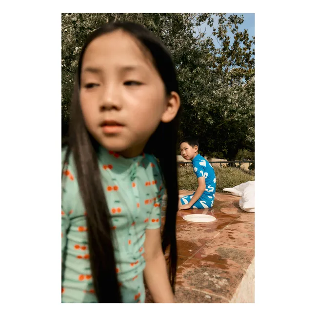 T-shirt de Bain Anti-UV Cygnes | Bleu