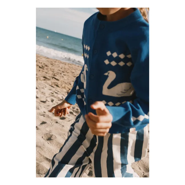 Cardigan Cygnes | Bleu