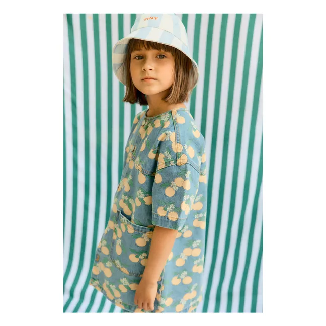 Robe Denim Oranges | Bleu