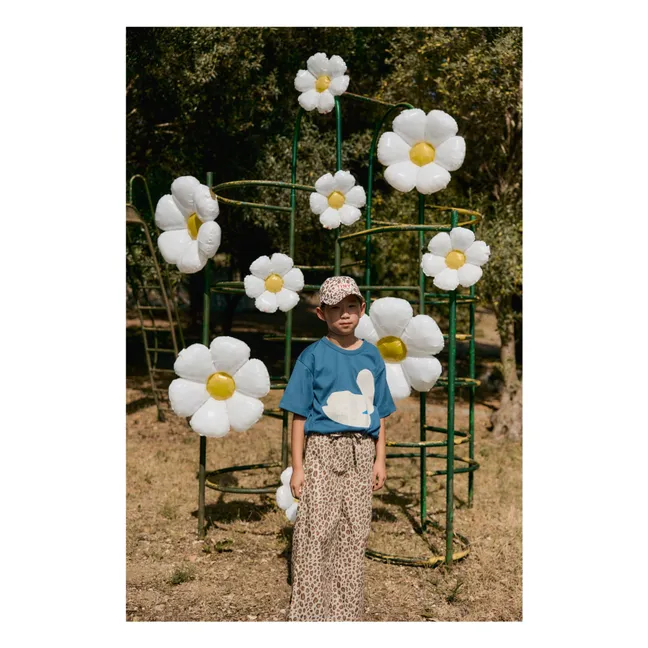 Poplin Leopard Pants | Brown