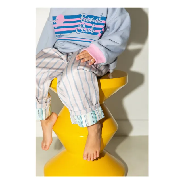 Pantalon Evolutif Pastel Fever Rayé | Ecru