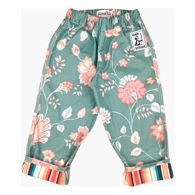 Pantalon Evolutif Flower Wallpaper | Argile