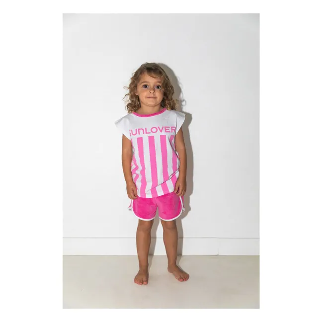 Ensemble Top et Short Sunlover Eponge | Rose