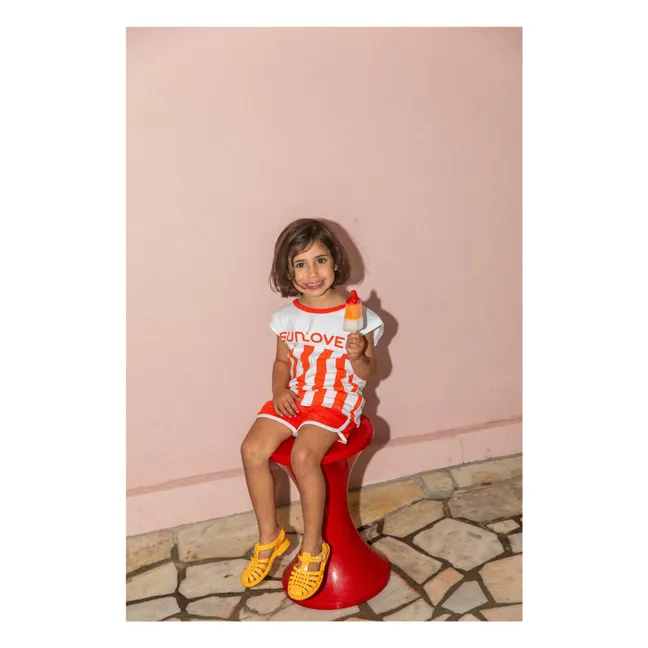 Conjunto de toalla y pantalón corto Sunlover | Rojo