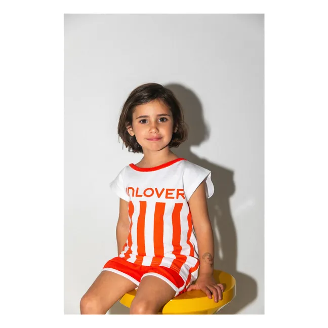 Conjunto de toalla y pantalón corto Sunlover | Rojo