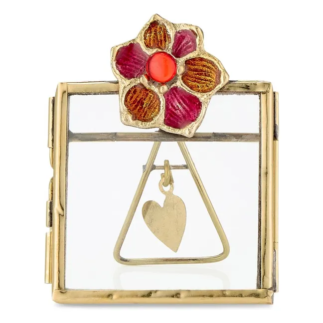 Cameron brass mini photo frame | Brass