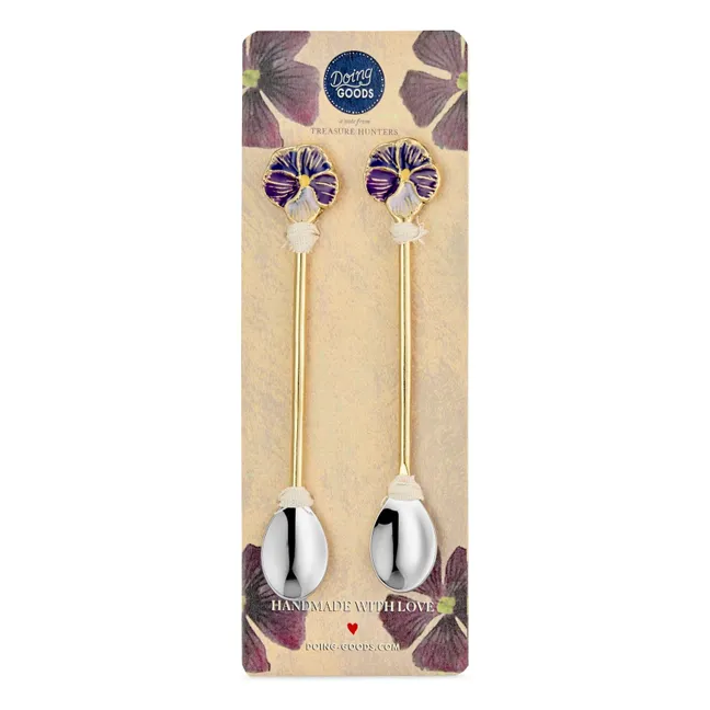Spoons Valery Violet - Set of 2  | Purple