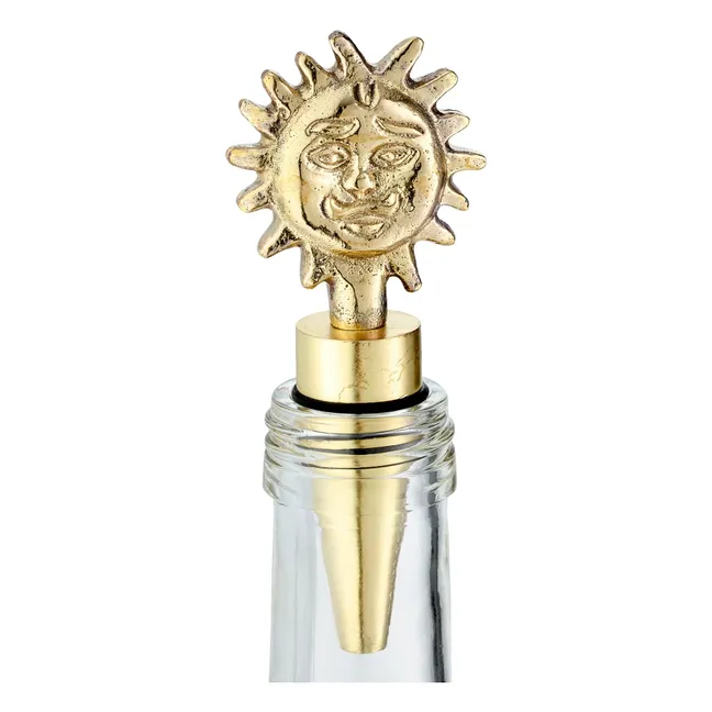 Sunny Saavi brass bottle stopper | Brass