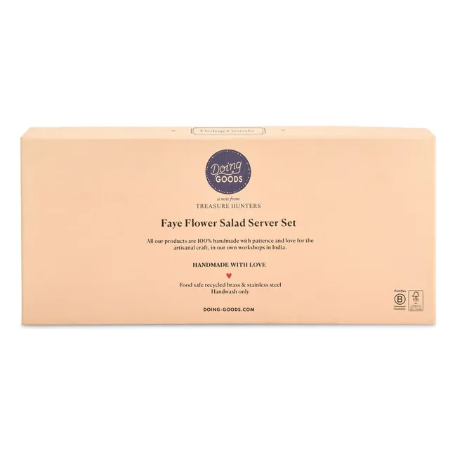 Insalatiere Faye - Set di 2 | Beige