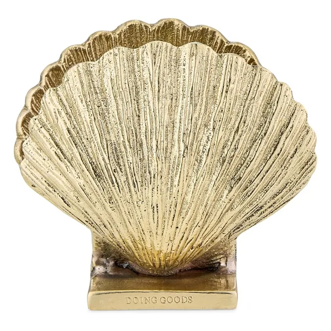 Scarlett brass card holder | Brass