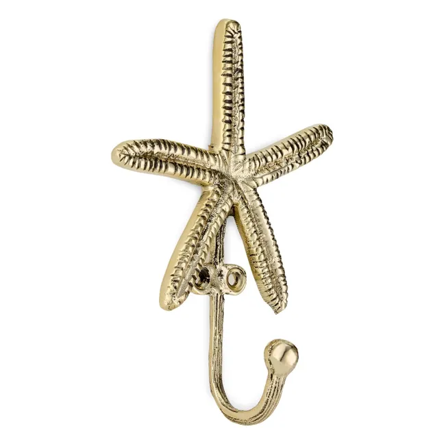 Percha estrella de mar de latón Siena  | Latón