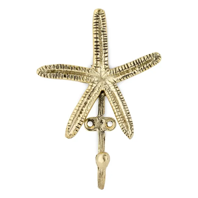 Percha estrella de mar de latón Siena  | Latón