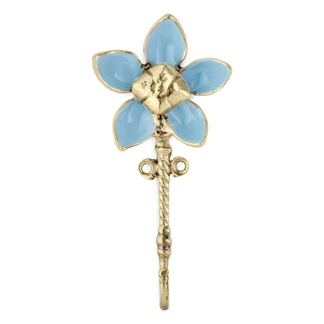 Brass flower coat hook Liv | Brass