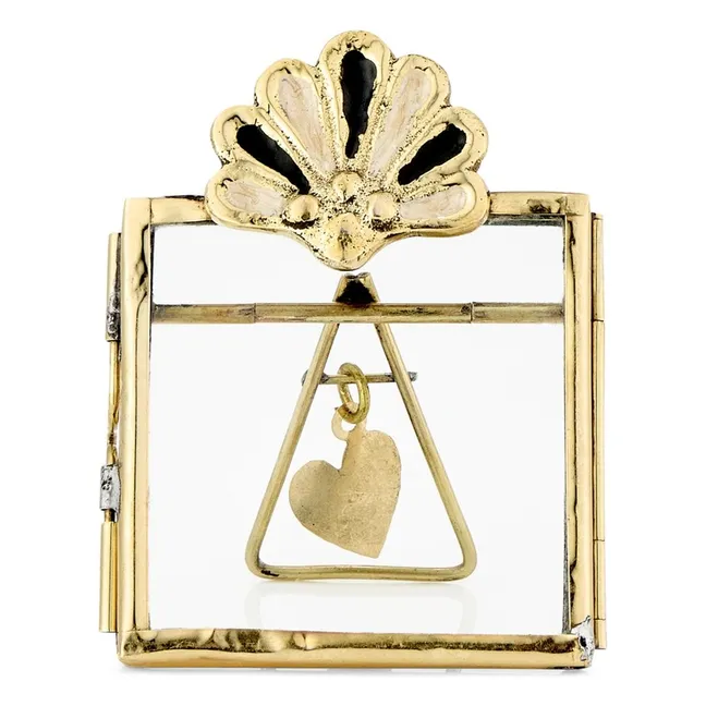 Rosie Roset mini marco de fotos de latón  | Latón