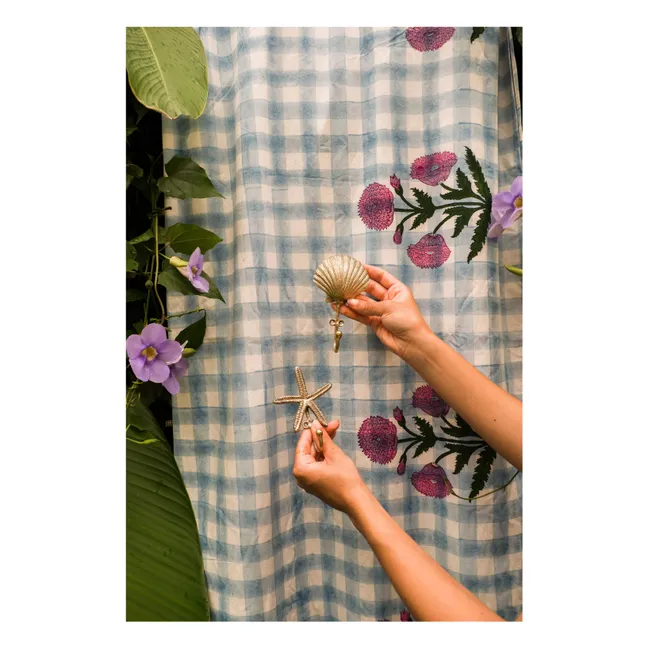 Patère en laiton étoile de mer Sienna  | Laiton