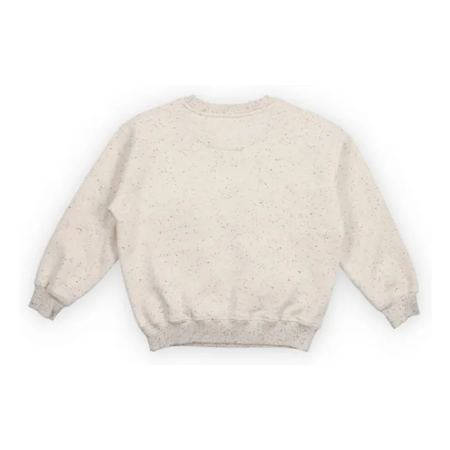Sweat Smiley and Sweet | Ecru chiné