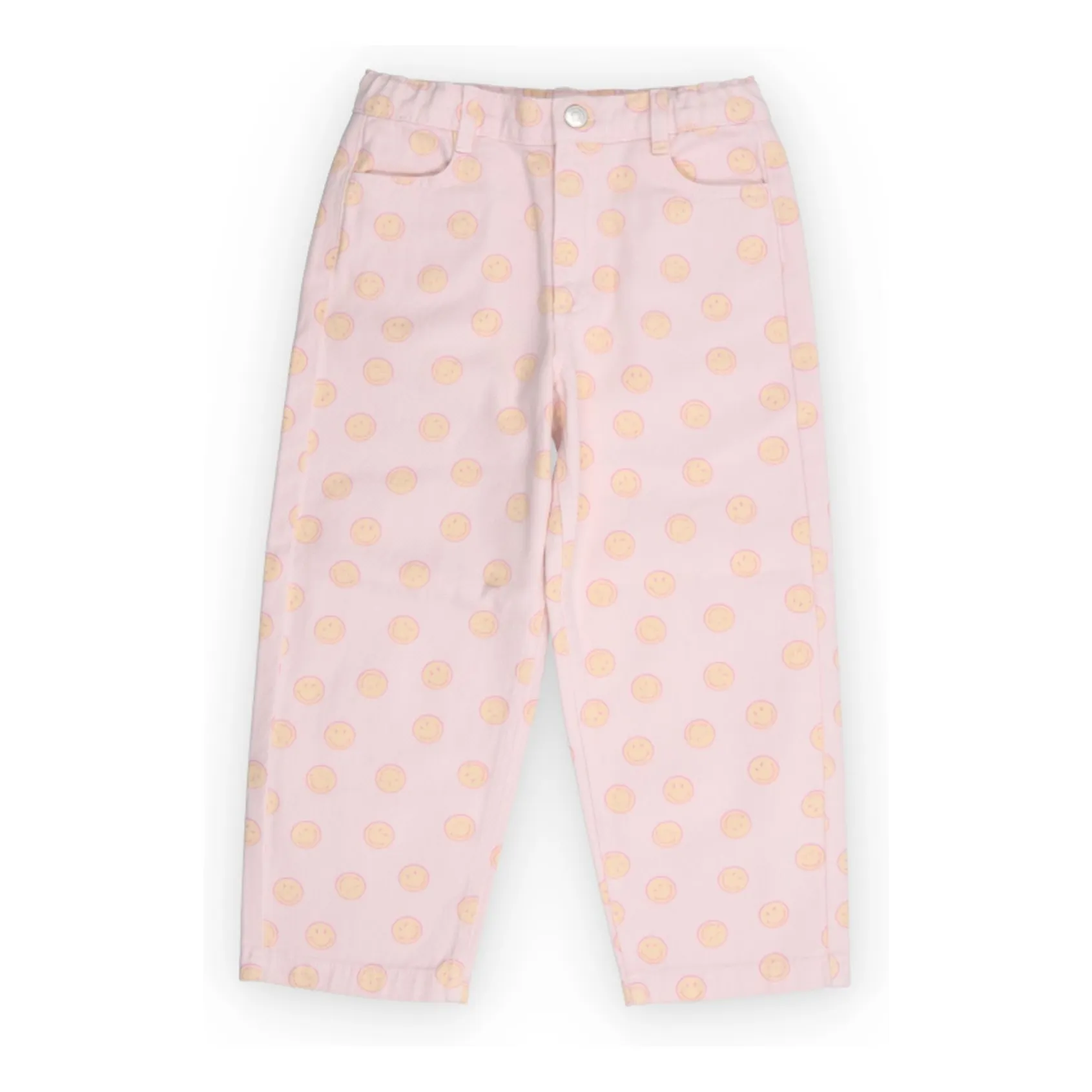 Jean Smiley Coton BCI | Rose pâle- Image produit n°0