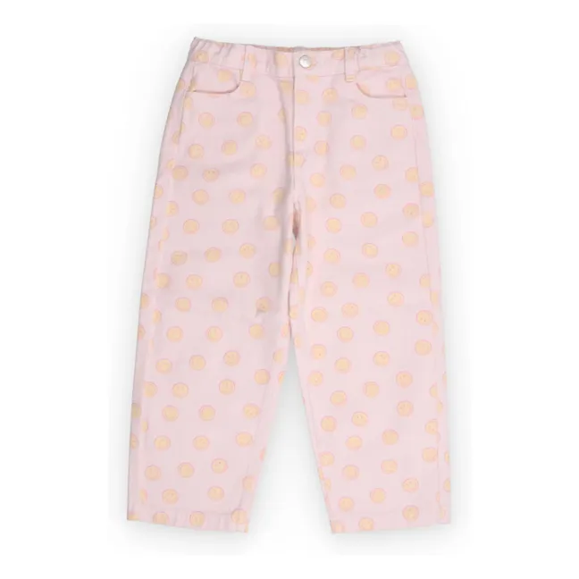 Jean Smiley Coton BCI | Rose pâle