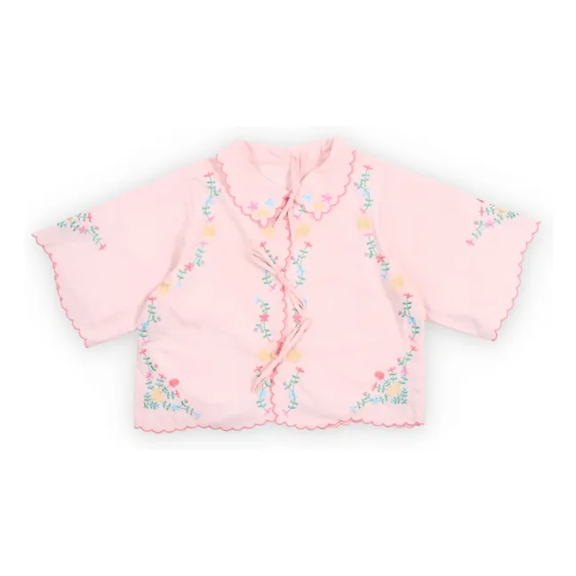 Blusa anudada Orchid | Rosa Pálido