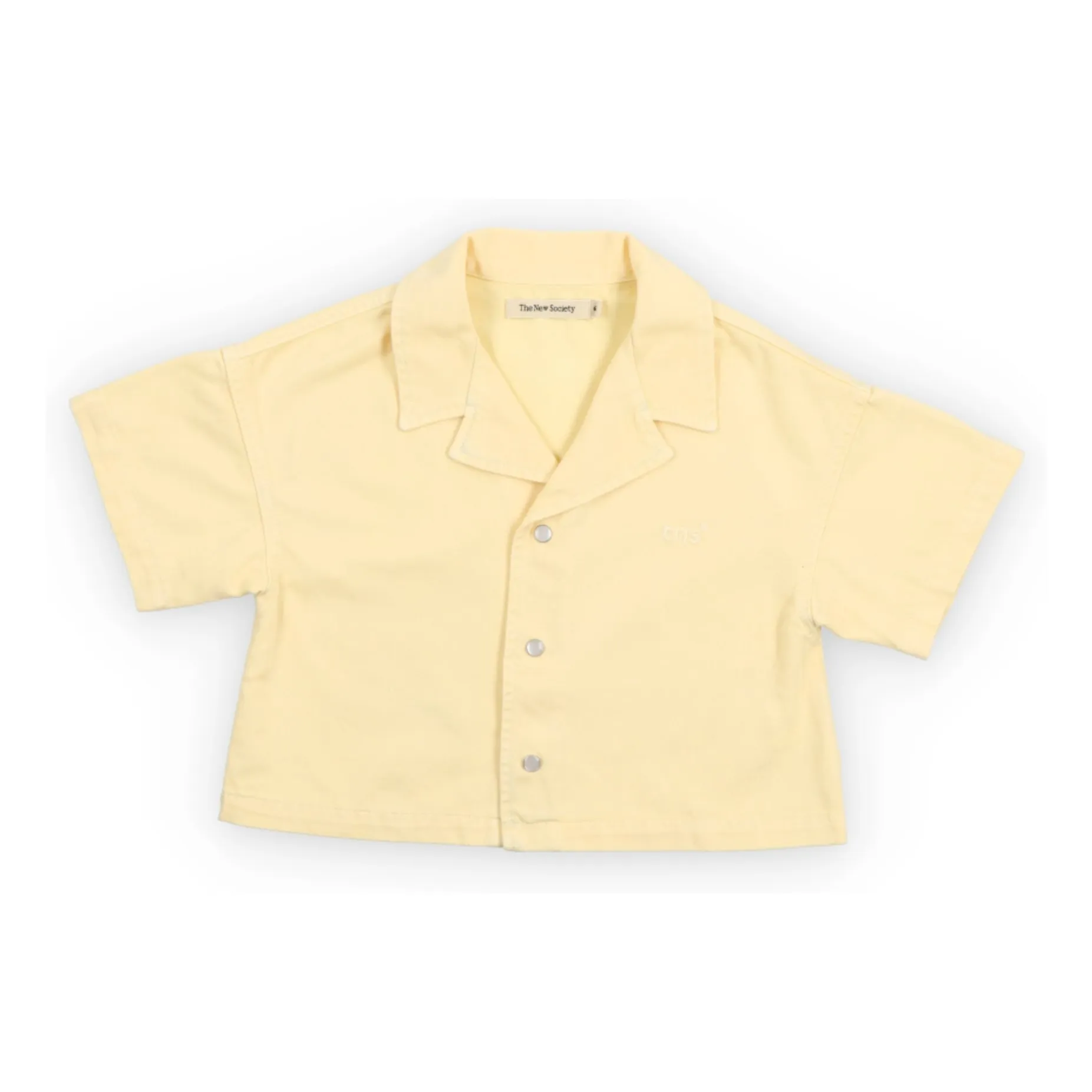 Chemise Denim Bellis | Jaune pâle- Image produit n°0