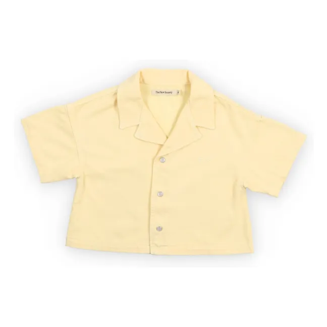 Camisa vaquera Bellis | Amarillo palo