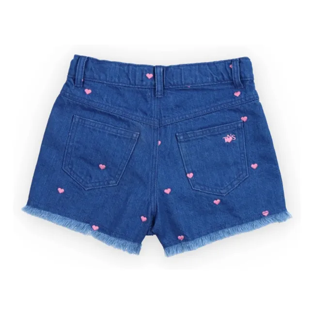 Pantalones cortos vaqueros Lys Cœurs | Azul