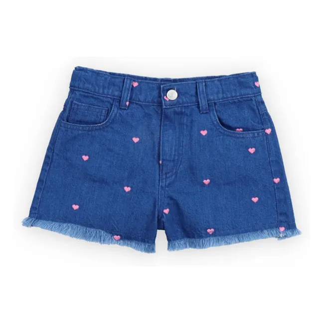 Pantalones cortos vaqueros Lys Cœurs | Azul