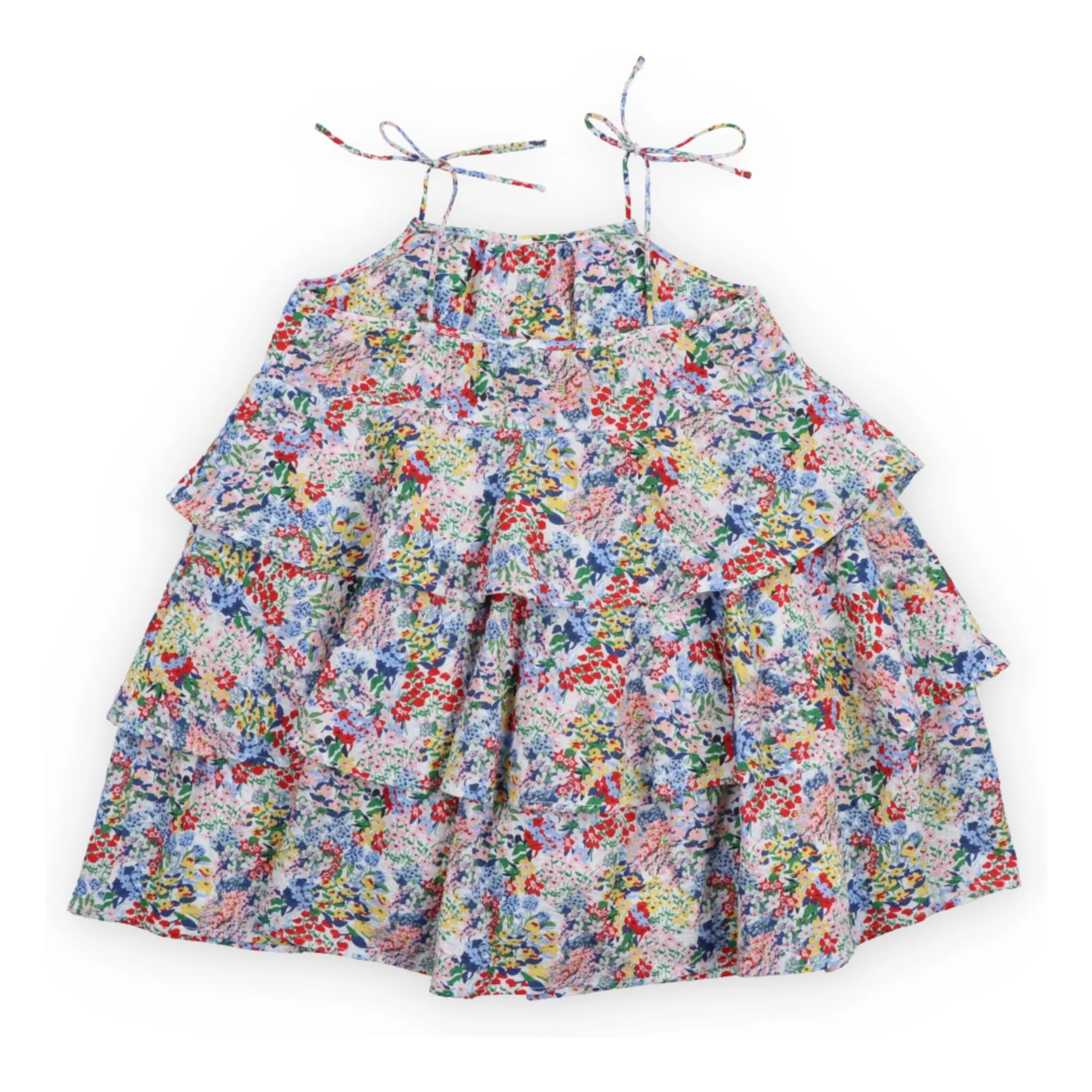Robe Verbena Fleurie | Bleu- Image produit n°1