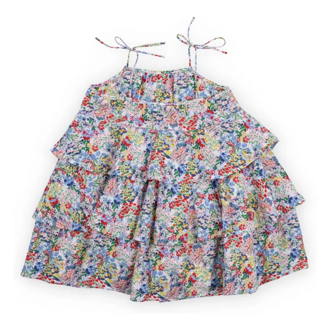 Vestido Verbena Fleurie | Azul