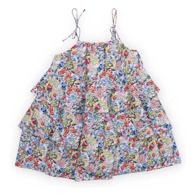 Vestido Verbena Fleurie | Azul