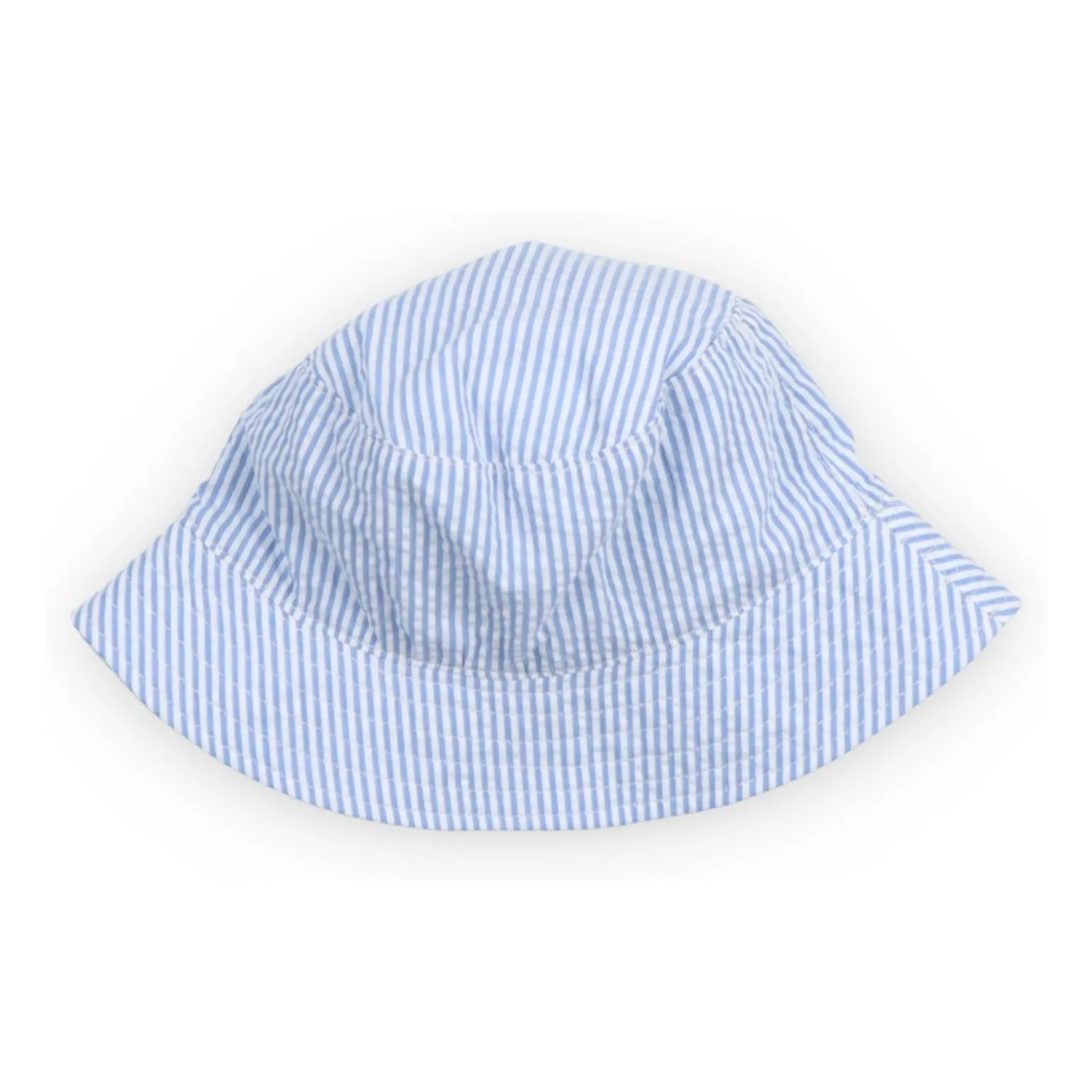 Bob Almond Rayé Seersucker | Bleu Clair- Image produit n°0