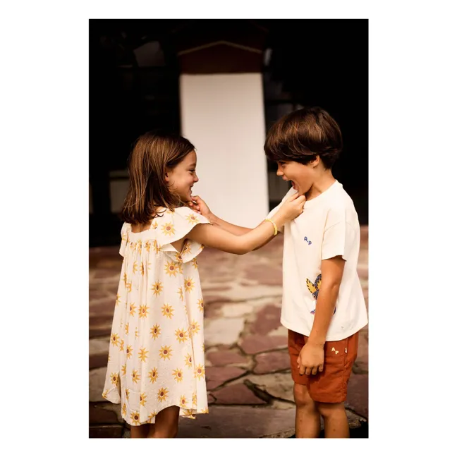 Soleils Seersucker dress | Ecru