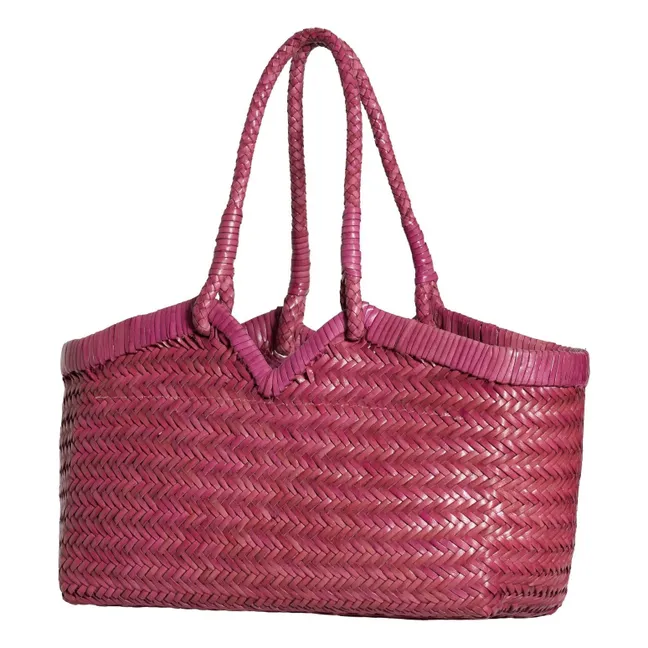 Cabas Crudelia Cuir | Rose