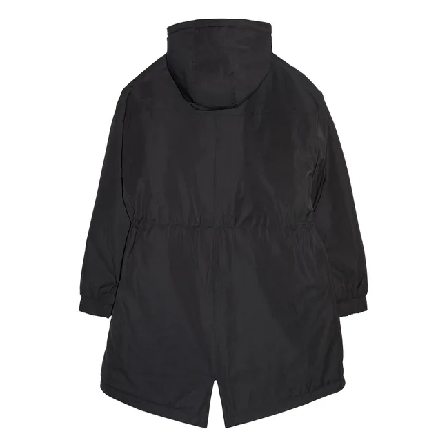 Zebra Recycled Fiber Lined Parka | Black