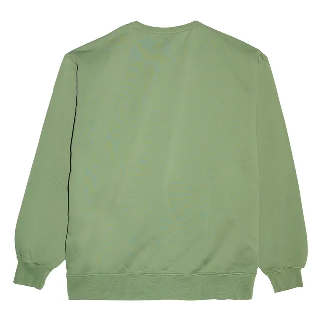 Sudadera Bond de algodón orgánico | Verde Kaki