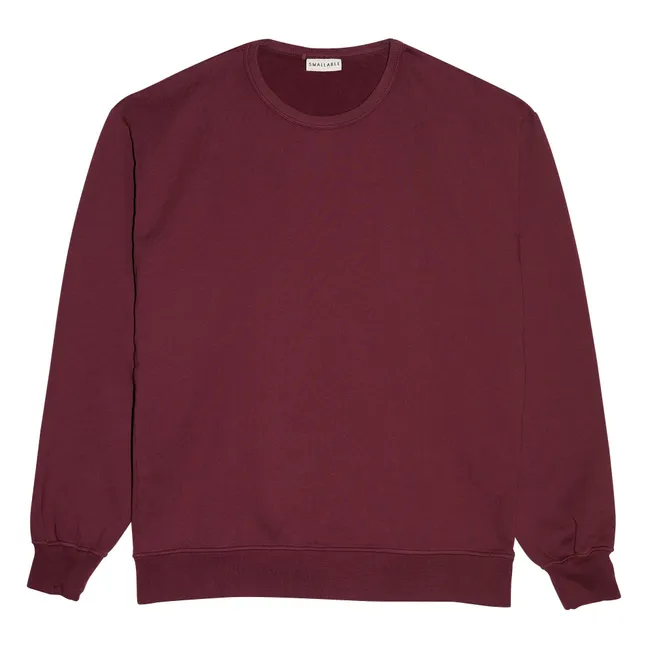 Sudadera Bond de algodón orgánico | Berenjena