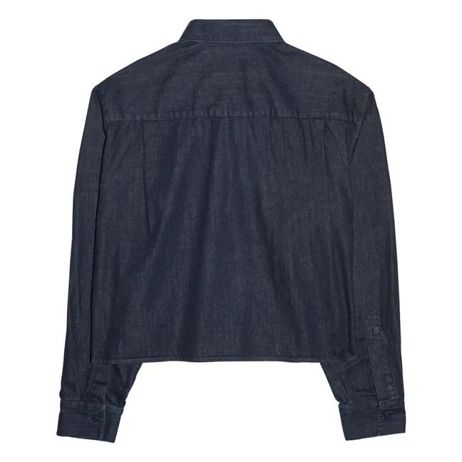 Chemise Courte Chili | Denim brut