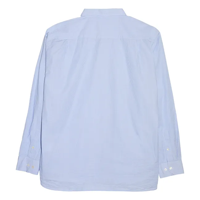 Zola Striped Shirt | Light Blue