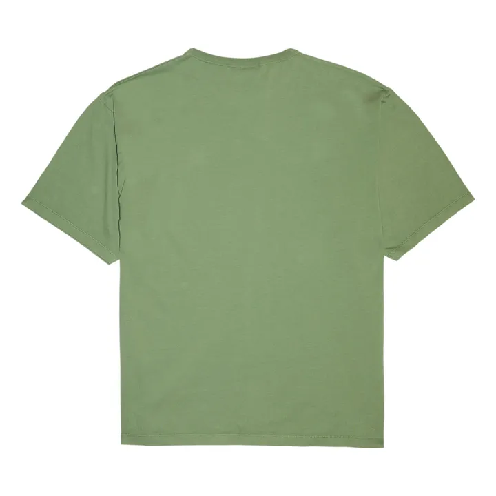 T-shirt Solal Coton Bio | Vert kaki- Image produit n°3