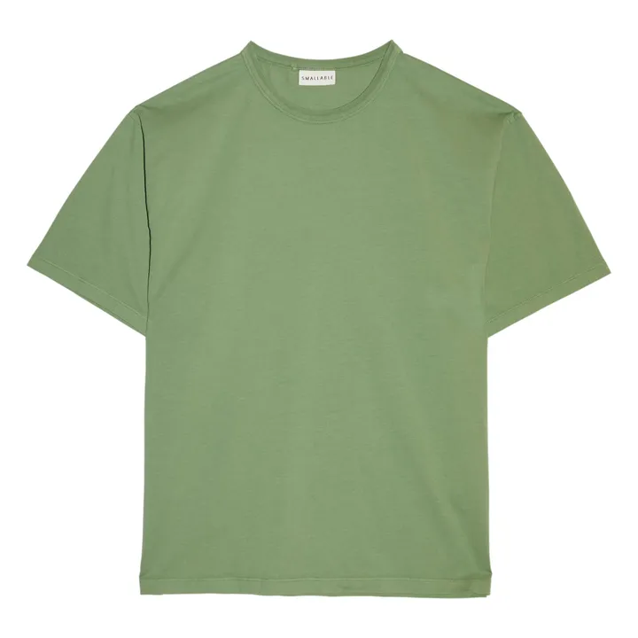 T-shirt Solal Coton Bio | Vert kaki- Image produit n°0