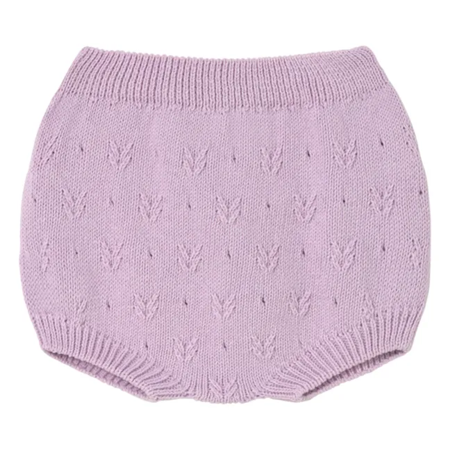 Bloomer Mae Pointelle Fibres Recyclées | Lavande