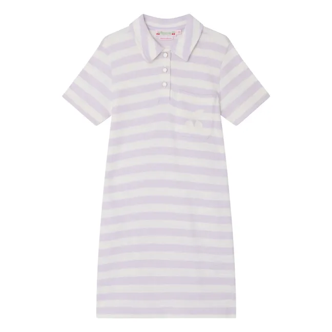 Robe Louve Rayée | Blanc